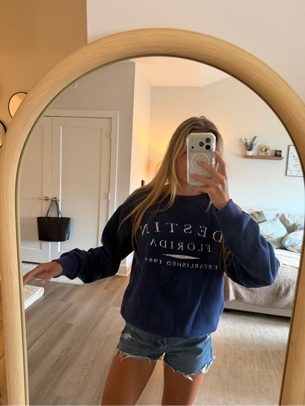 Blue Destin Florida Crewneck